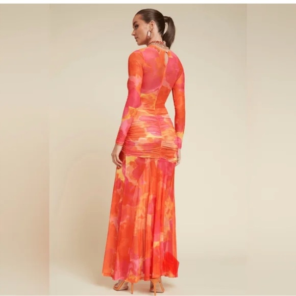 Vibrant Tie-Dye Maxi Dress - Picture 3 of 7